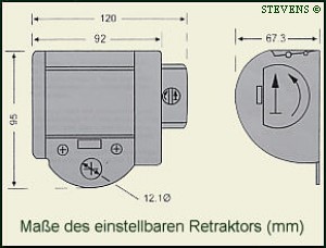 Rücksitzgurt 3-Punkt-Automatic