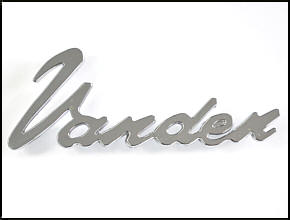 Chromschriftzug "VANDEN" für Vanden Plas