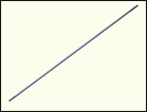 senkrechter STAB für Scheibenrahmen, spät