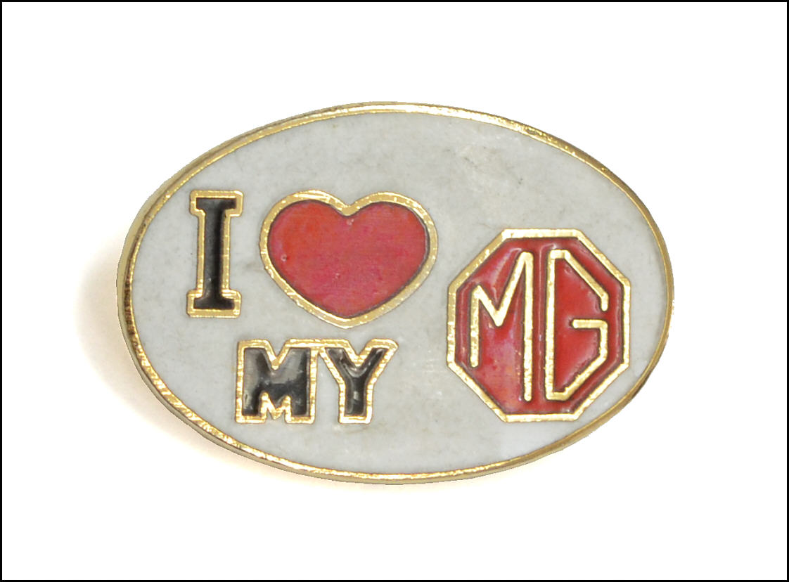Anstecknadel I LOVE MY MG