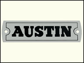 Ventildeckel-SCHILD "AUSTIN"
