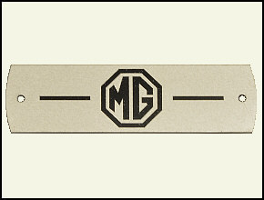 Ventildeckel-SCHILD "MG"
