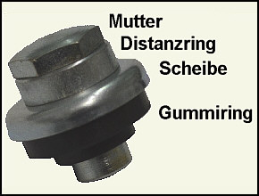 MUTTER für Ventildeckel MGA