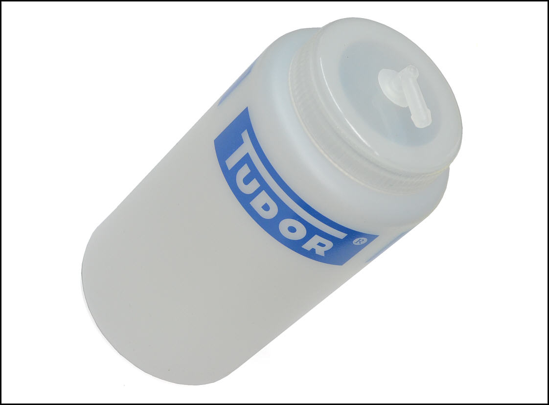 runde Wasserflasche, komplett