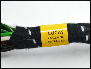 LUCAS-AUFKLEBER für Kabelbaum