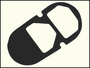 DICHTUNG, Rückleuchtenglas spät